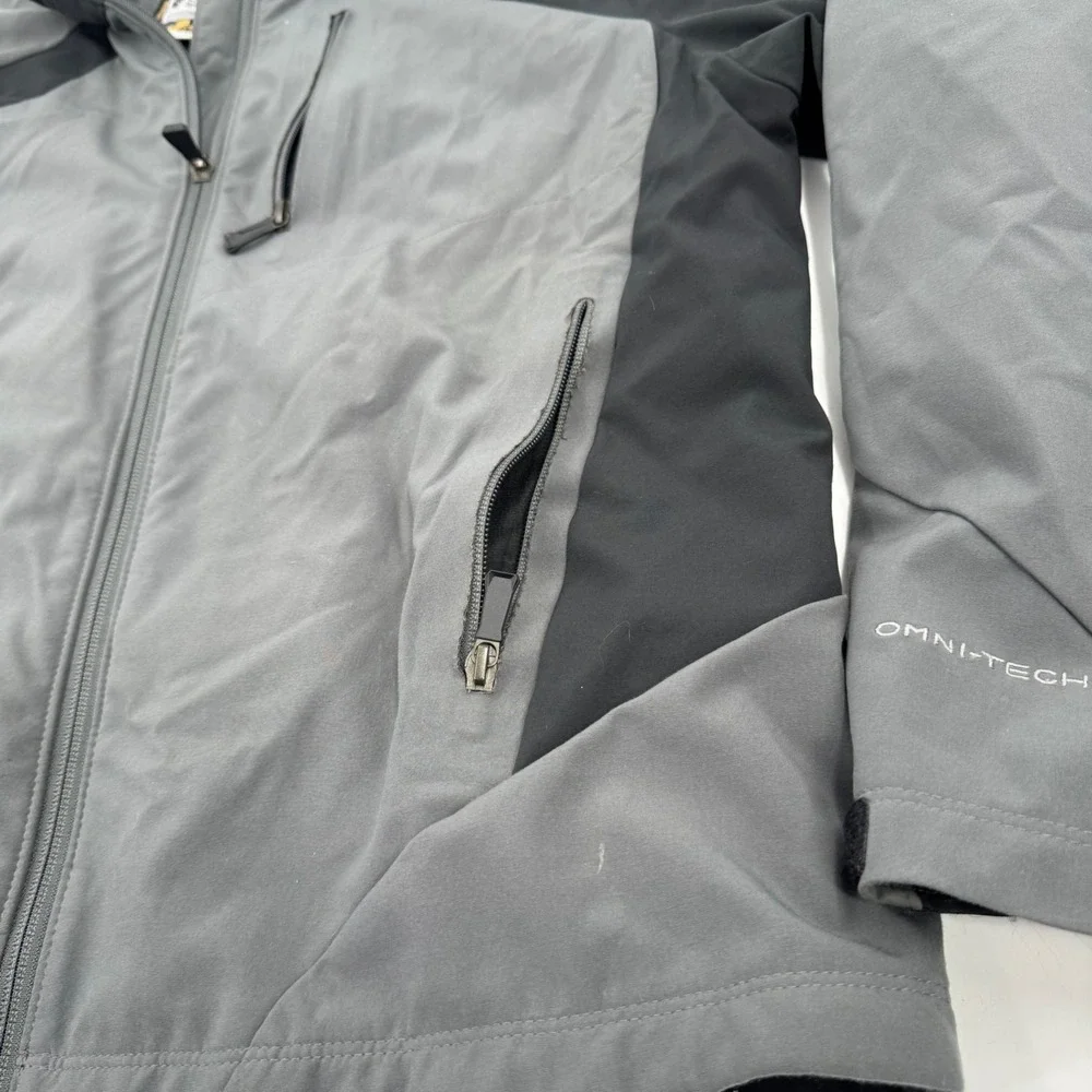 Columbia Titanium Omni Tech Women's Jacket XL Interchange Gray Outdoor‎ Coat